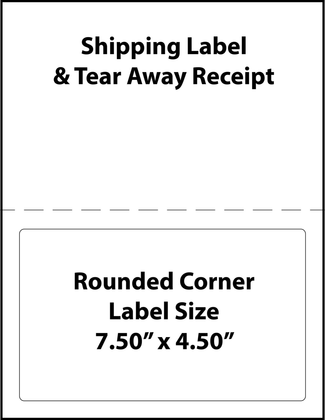 250 Laser Ink Jet Labels PayPal w/ Tear Off Receipt – Perfect for eBay Postage!