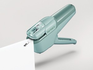 Kokuyo Stapleless Stapler, Harinacs Handheld Staple-Free, Up to 10 Sheets No