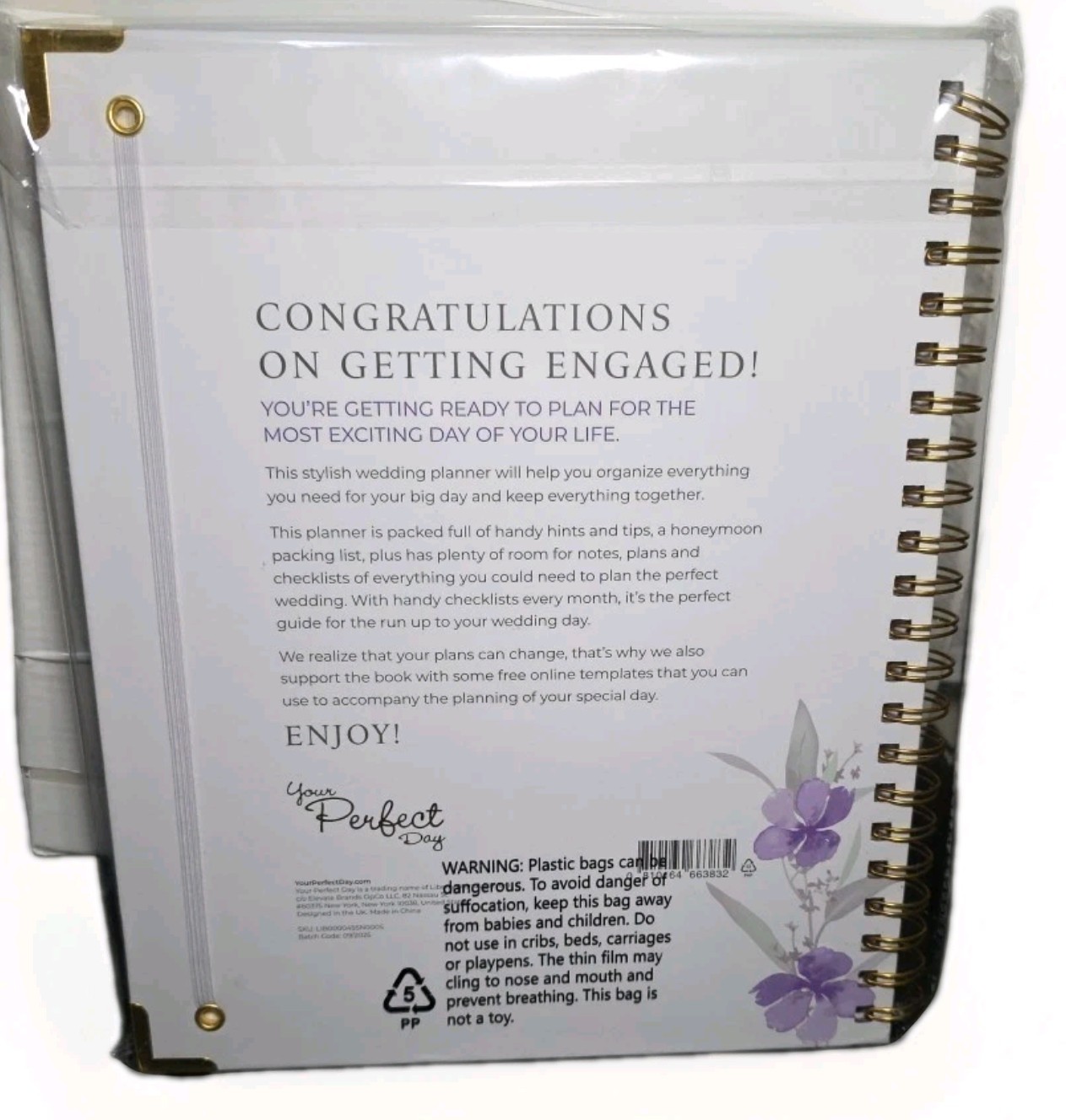 Your Perfect Day Wedding Planner for Bride Wedding Planning Book Organizer New