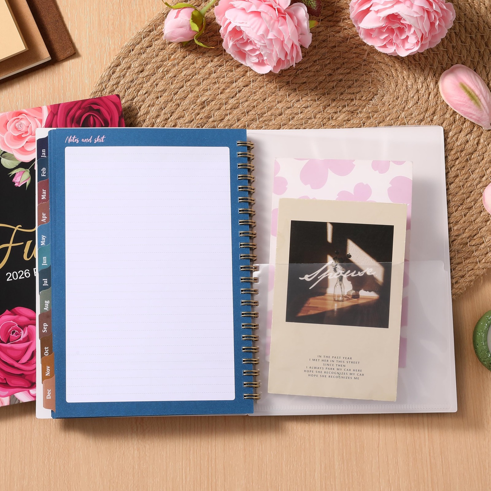 2026 Planner – 6.4” x 8.5”, 2026 Weekly & Monthly 6.4 x 8.5 inches, Black