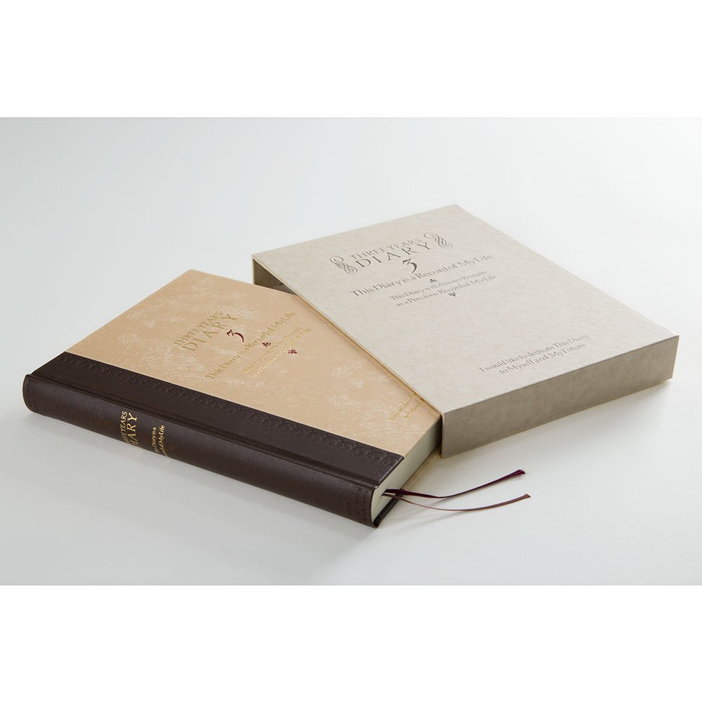 Midori Diary 3 years Continuous Western style 12106001 H217xW156xD26mm Notebook