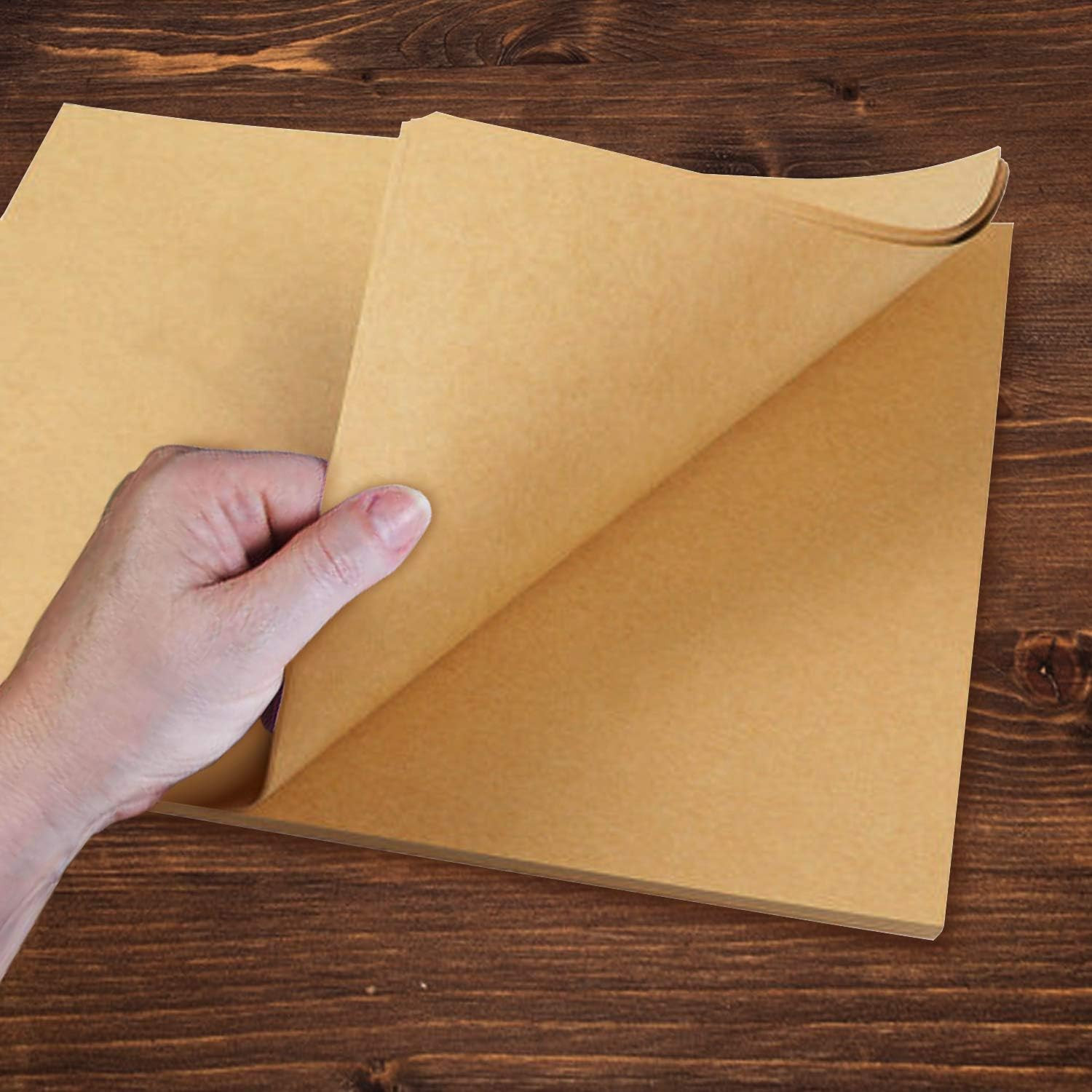 120 Sheets Kraft Paper Letter Sized (8.5X11 Inches) 120 GSM (45LB) Brown Station