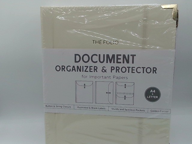 Document Organizer: The Folio Sooez Landon Memento Expanding File Folder Slate