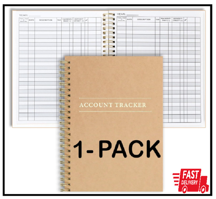 Accounting Ledger (50 Pages) – Home Budget Tracker & Small Business Bookkeeping