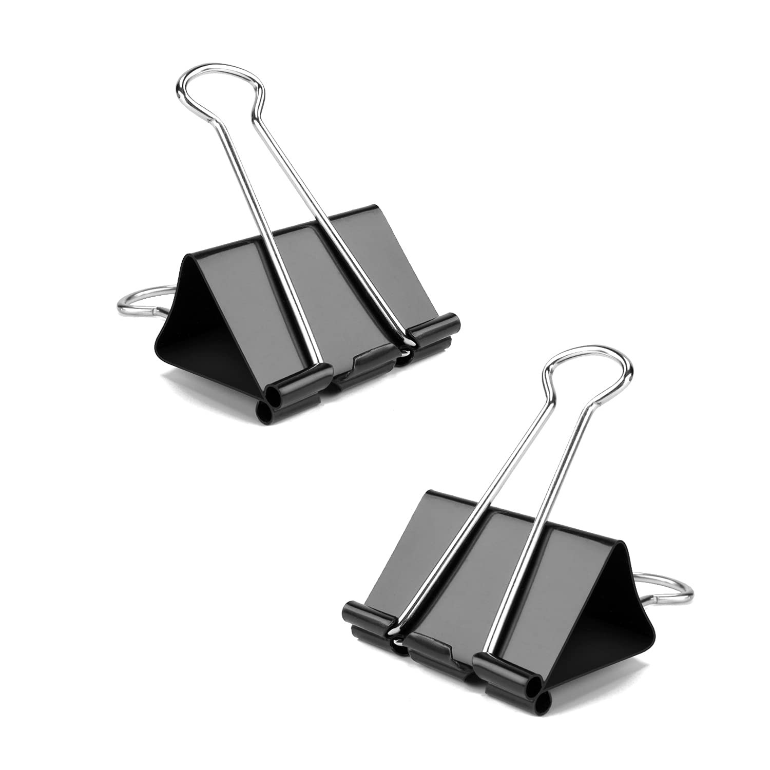 72 Pack Metal Paper Clamps Binder Clips 1 Inch/25mm for Home Office School USA