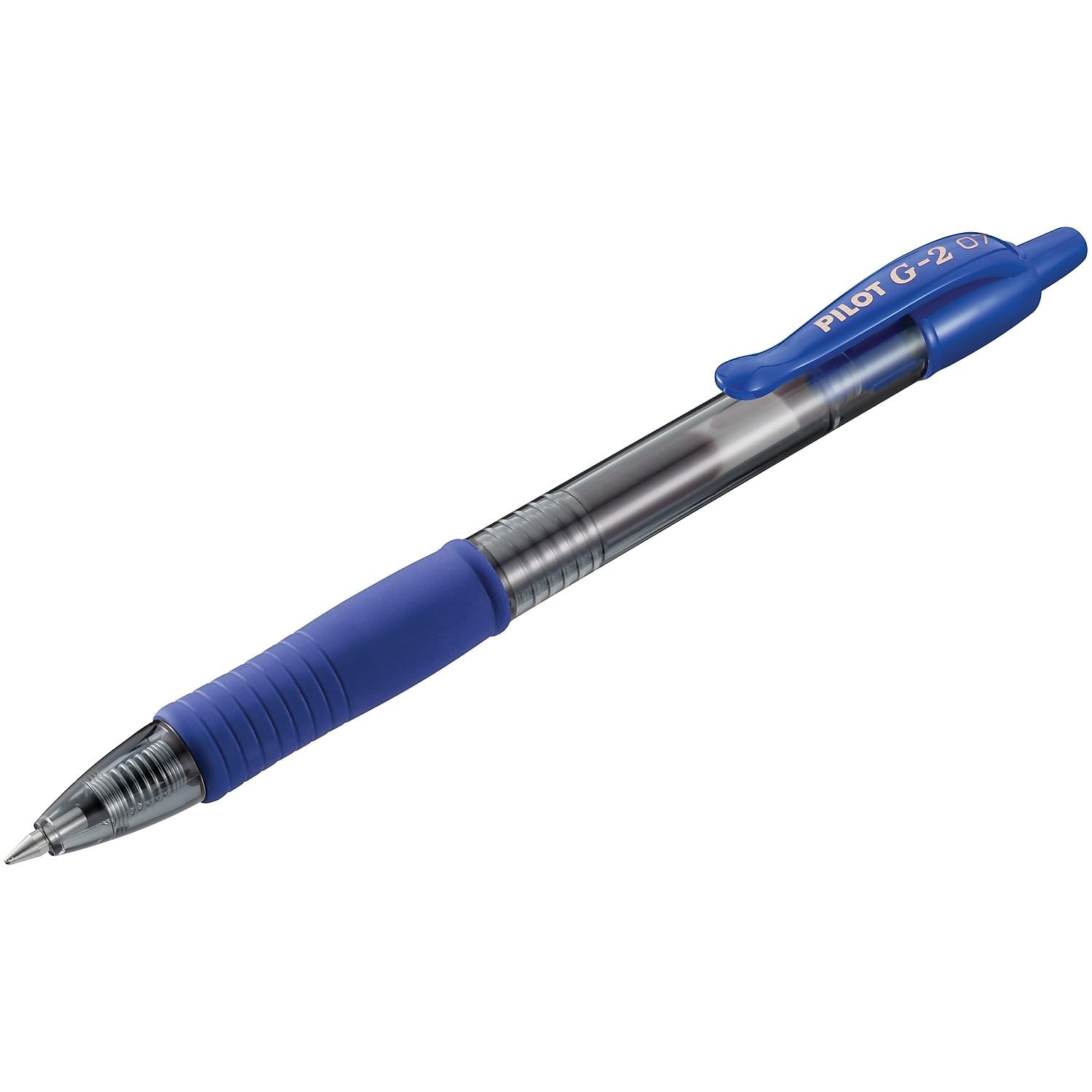 G2 Premium Refillable & Retractable Rolling Ball Gel Pens Fine Point Blue Ink 12