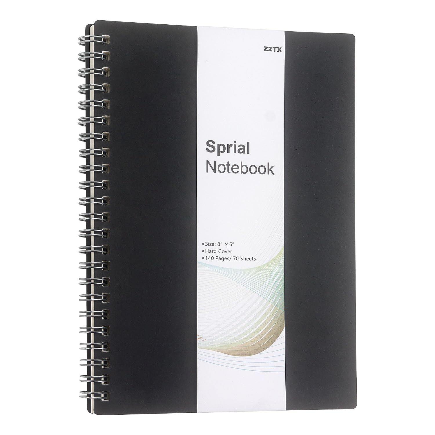 Sprial Notebook Kraft Soft Cover College Ruled Notebooks, Wirebound Memo Diar…