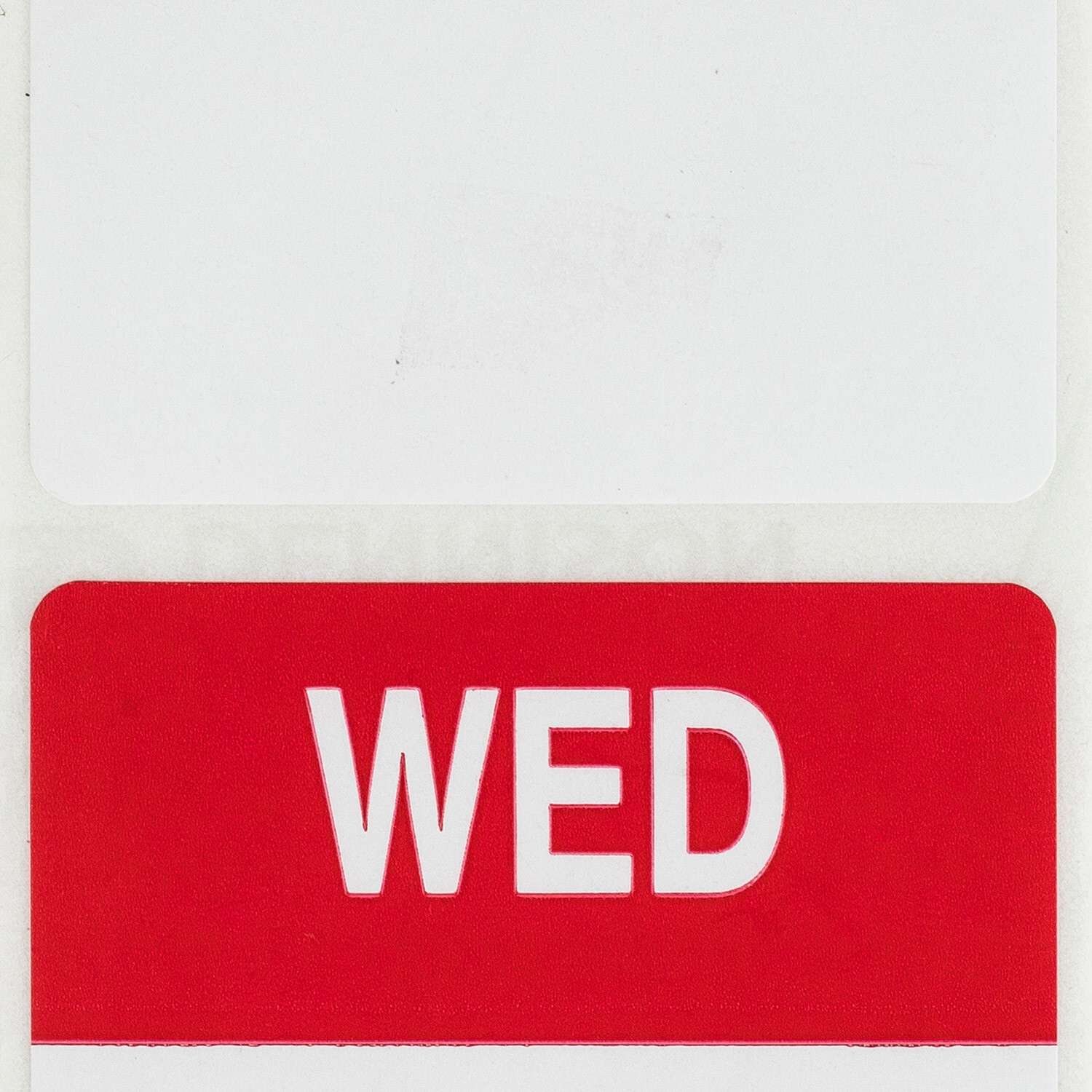 WEDNESDAY Day of the Week Labels / Stickers – (30) Rolls of 500 (40mm x 40mm)