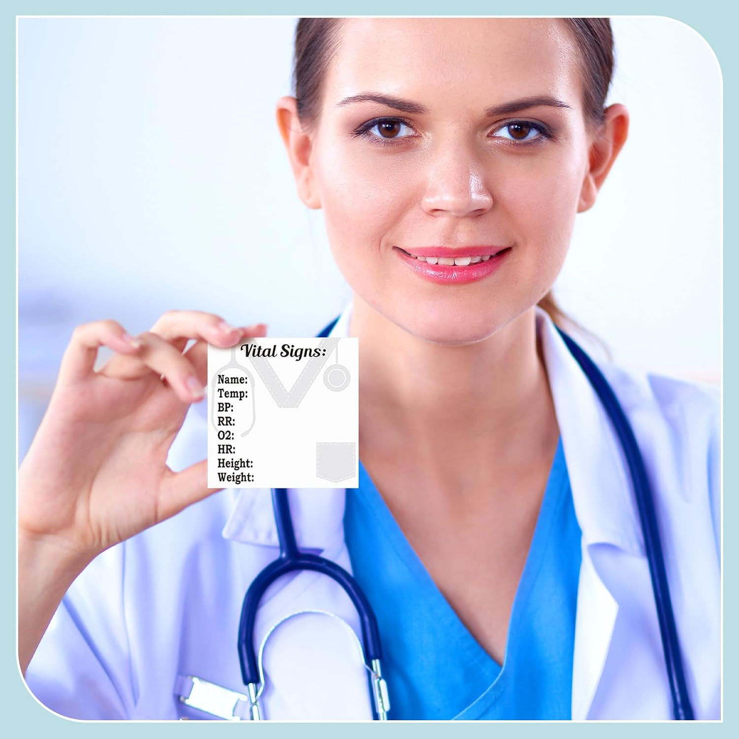 24 Pads 720 Sheets Nurse Sticky Notes for Vital Signs Nurses Week Gifts Daily Mo