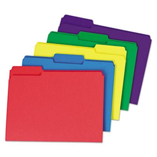 Universal Office Products 16466 Heavyweight File Folders Assorted 50/pack
