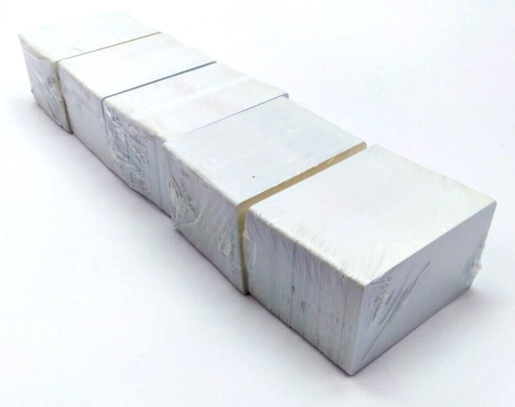 Clear PVC 14 mil CR80 ID Card Protective Overlay with Adhesive Back – 500 Pcs