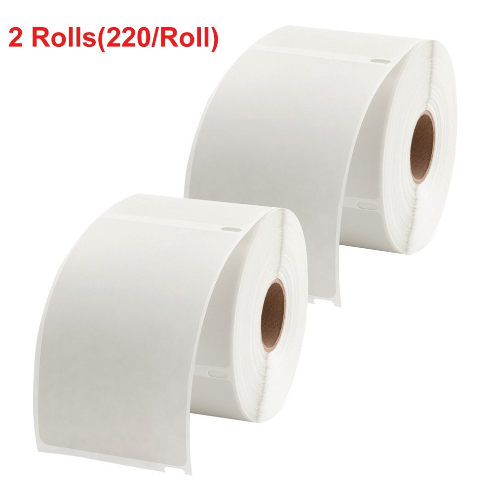 12 Rolls 220/Roll Direct Thermal Shipping Labels 4×6 Compatible 1744907 Dymo 4XL