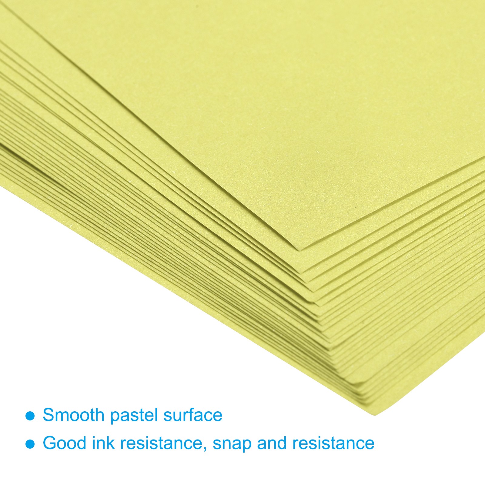 Colored Copy Paper 8.3×5.8 Inch 80gsm Light Yellow 50 Sheets