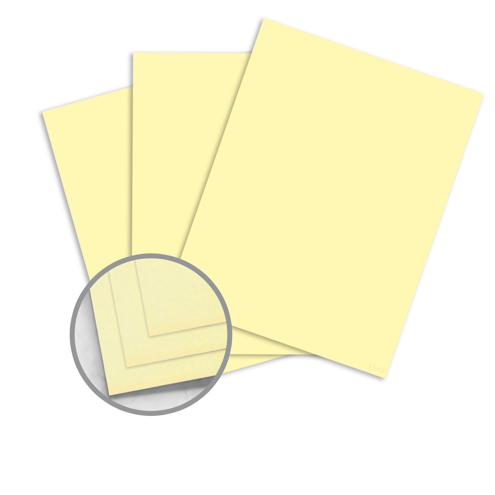 Excel 8.5 x 11 Canary CB carbonless paper – 500 sheets