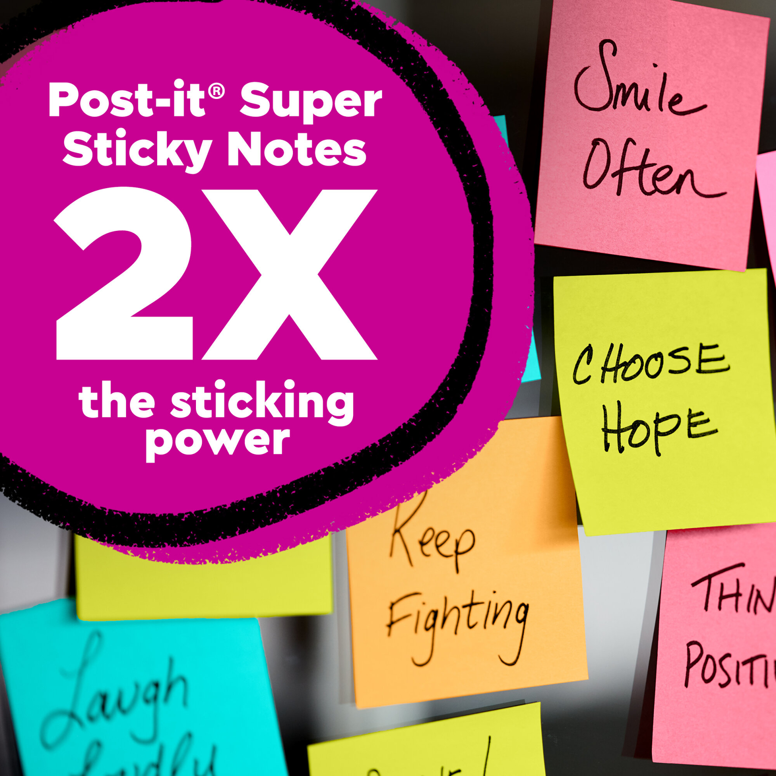 Post-it® Super Sticky Notes 660-3SSUC, 4 in x 6 in (101 mm x 152 mm)