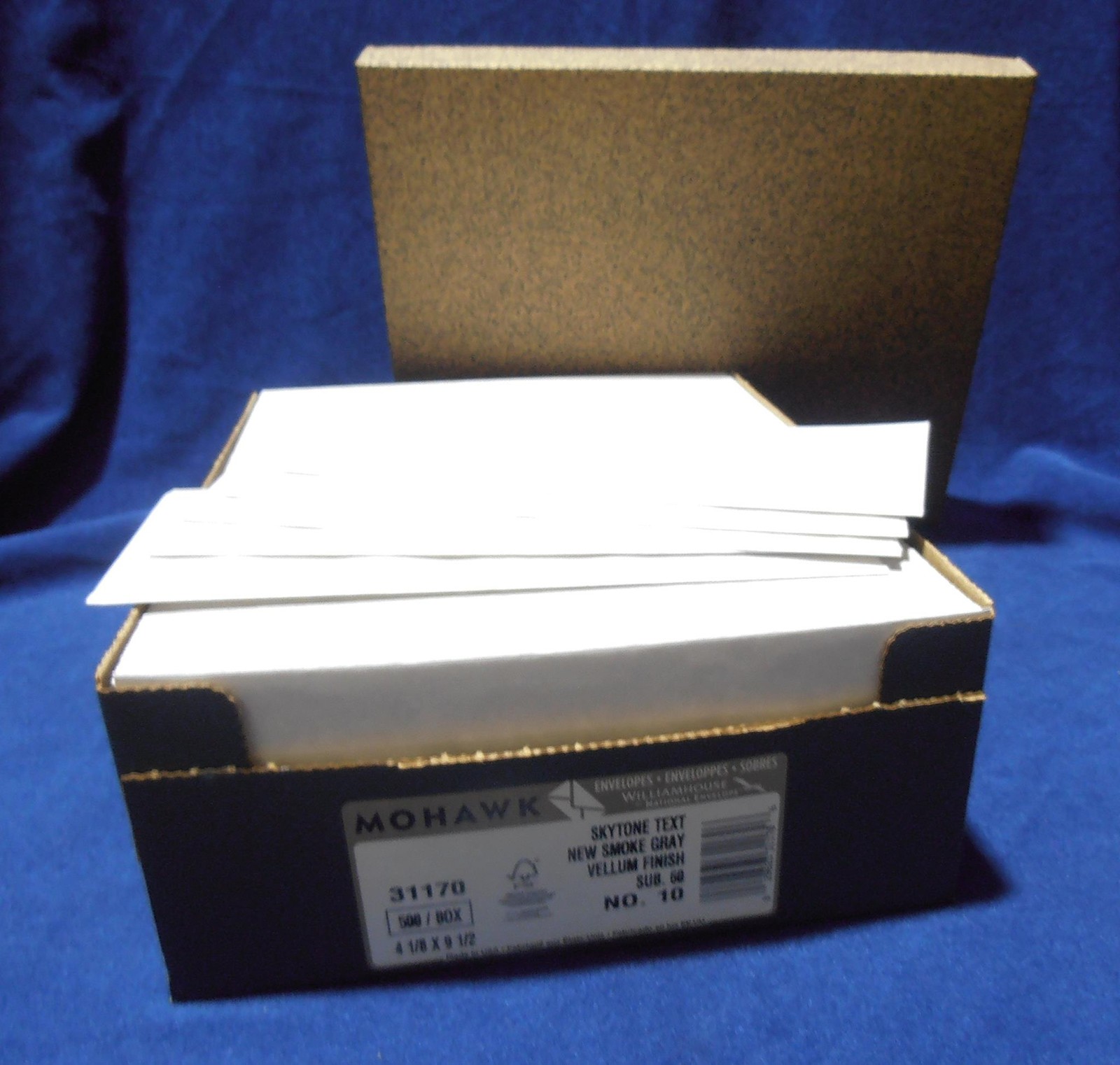 Skytone Smoke Gray Envelopes – No. 10 Commercial (4 1/8 x 9 1/2) 60 lb Text Vell