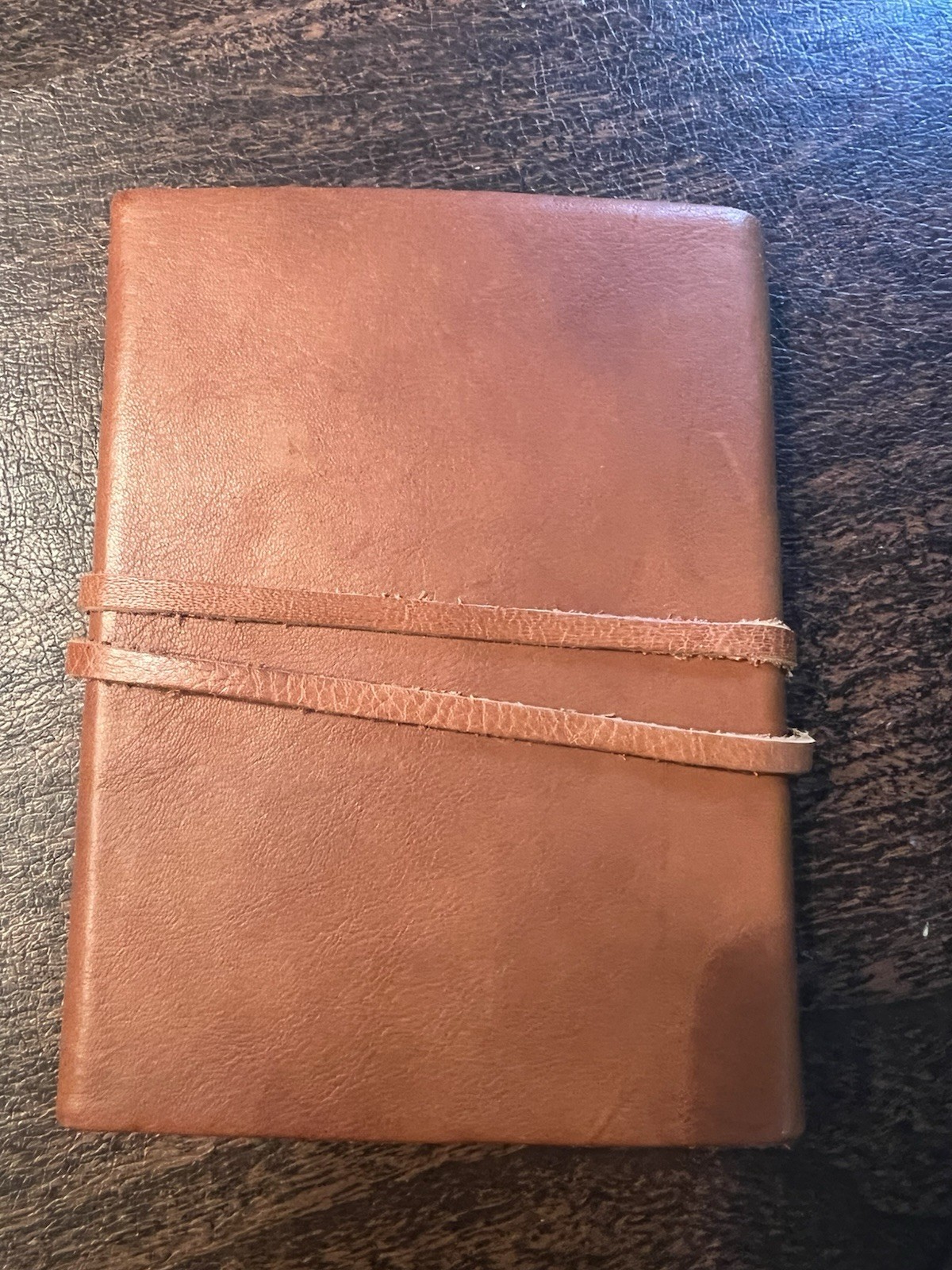 Leather Bound Journal Notebook Wrap Tie Closure Handmade Style Blank Lined Pages