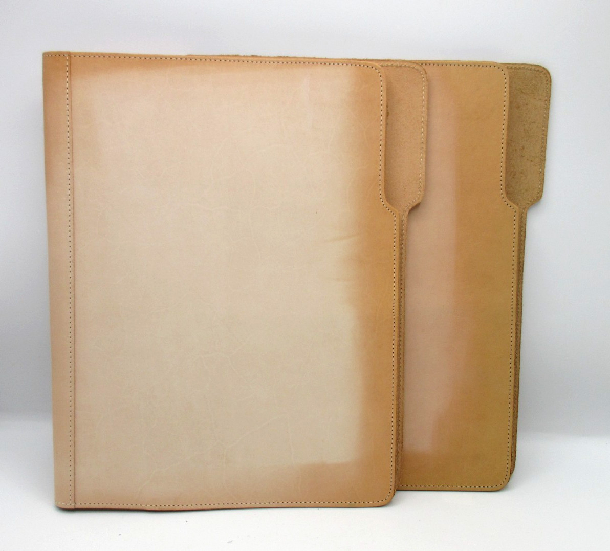 VACHETTA LEATHER Portfolio 9×12″ Natural Graphic Image Made in America
