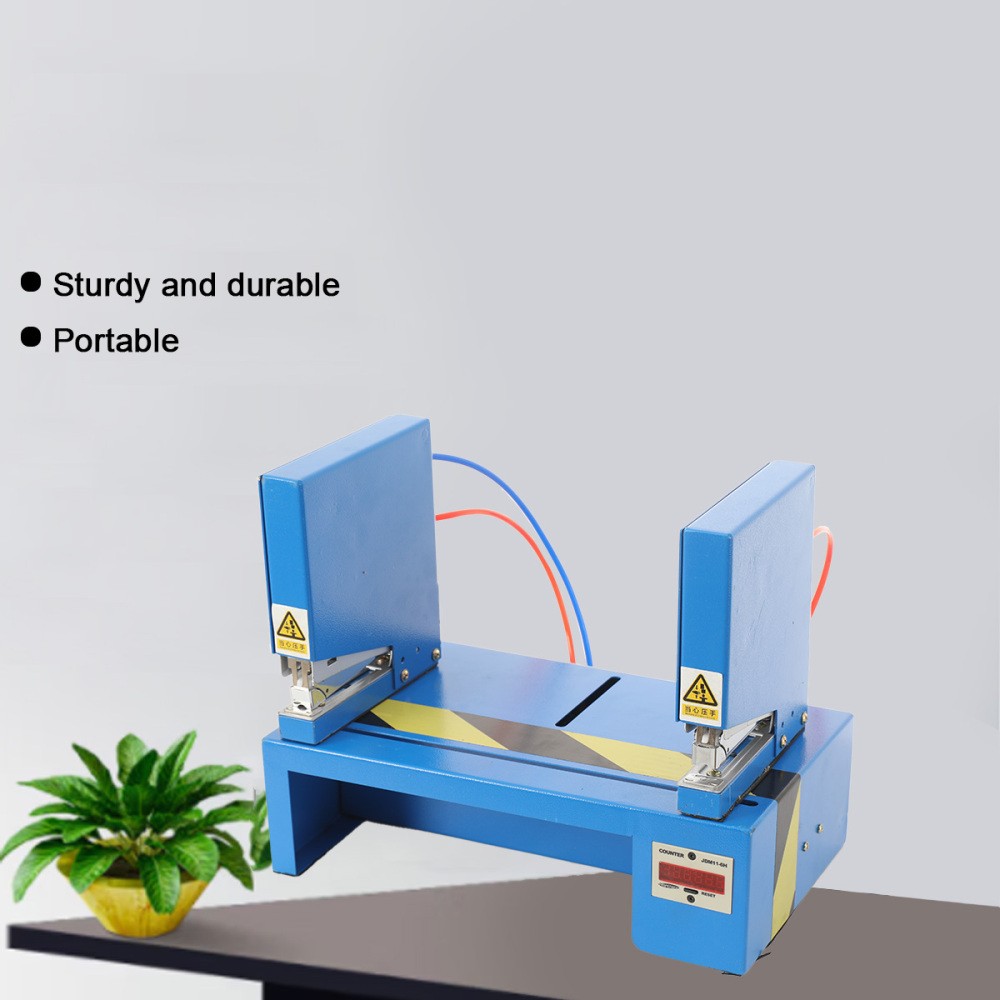 Double Stapler Machine Pneumatic Stapler Dual Head Smart Saddle Stapler Electric