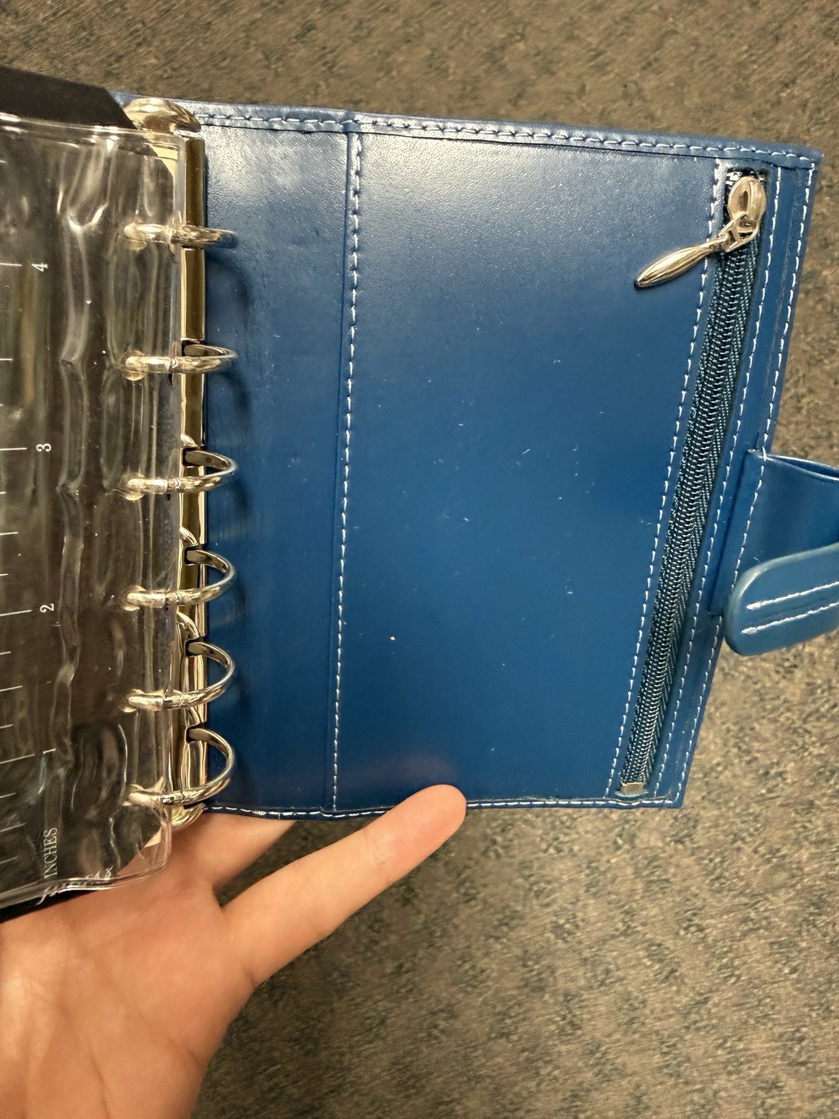 New Filofax Cross Navy Blue A7 Personal Planner Organizer – With Original Box