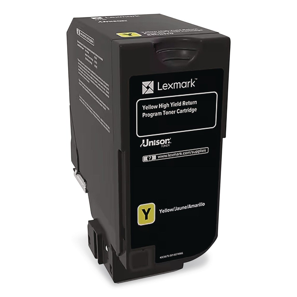 Lexmark 84C0HYG Unison 16,000 Page-Yield High-Yield Toner – Yellow New