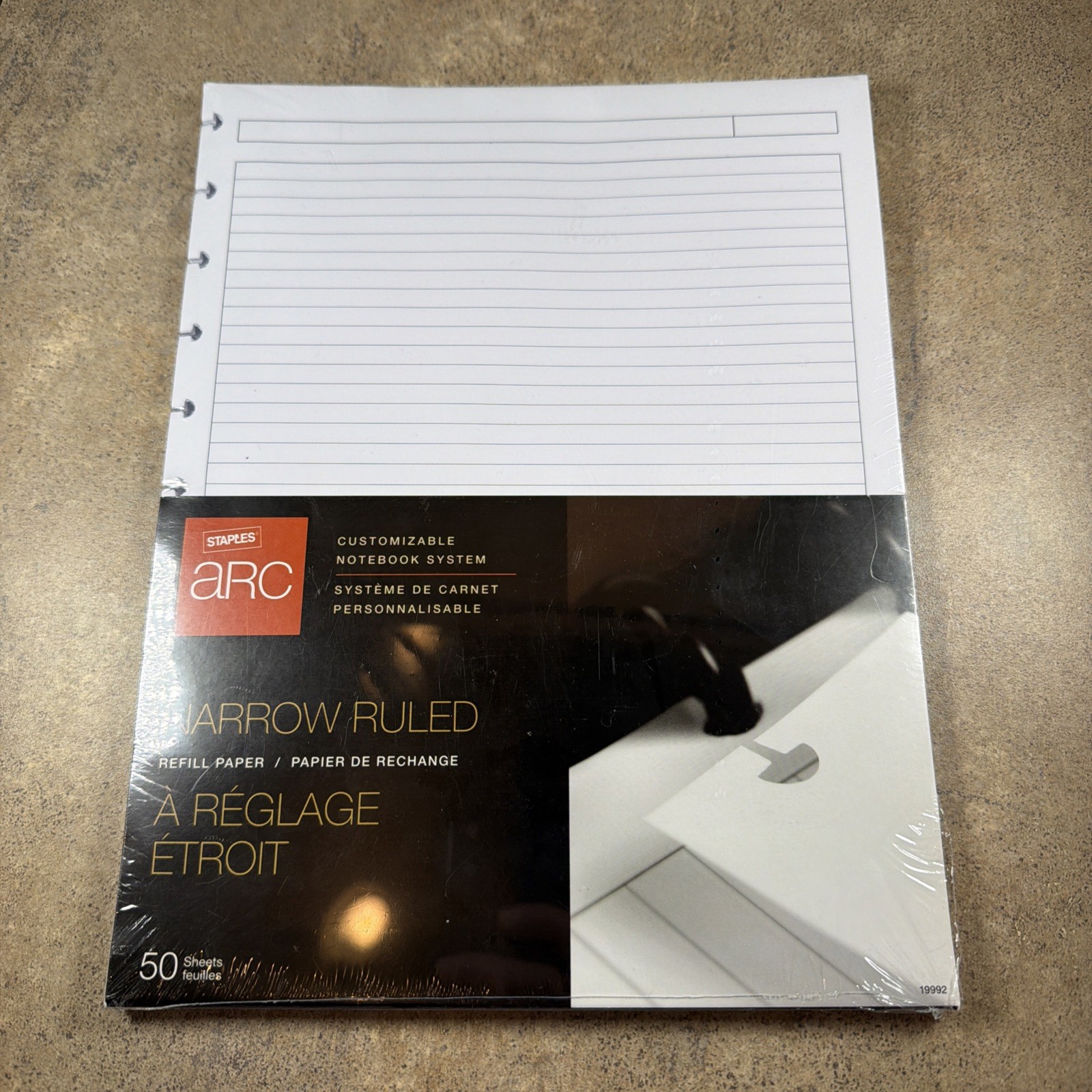 Staples ARC Project Planner Refill Paper 50 Sheets 8.5×11 #19992 Heavy Weight