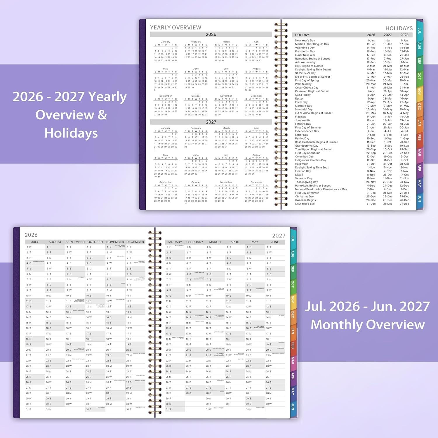 2026-2027 Appointment Book/Planner – 8.2″ x 11″, Daily Planner