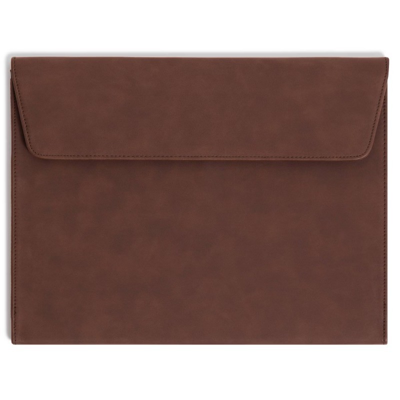 File Organizer Brown Pleather: Polyurethane File Holder