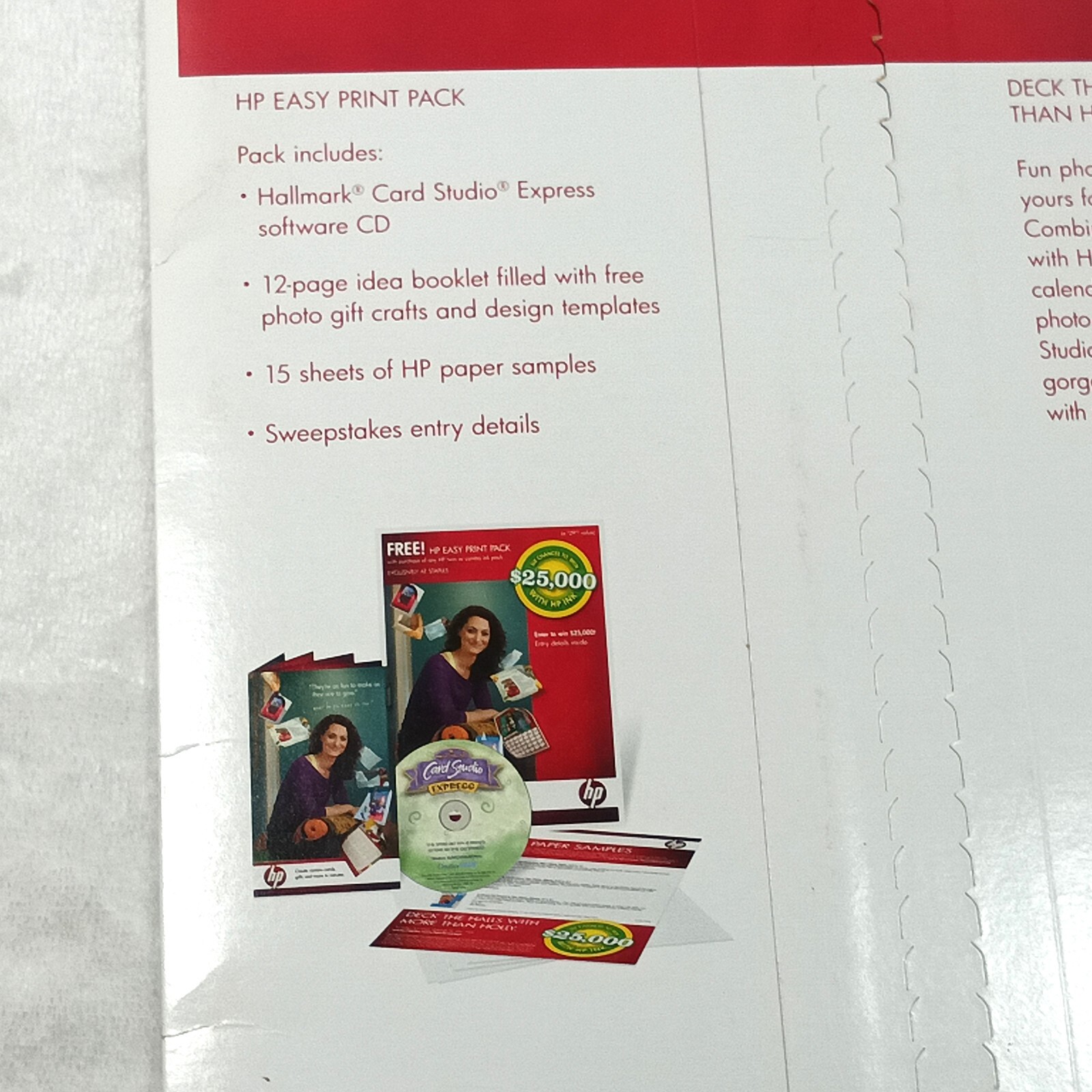 HP print pack, Hewlett Packard paper, You Create sheets, C2B4 print sheets, HP