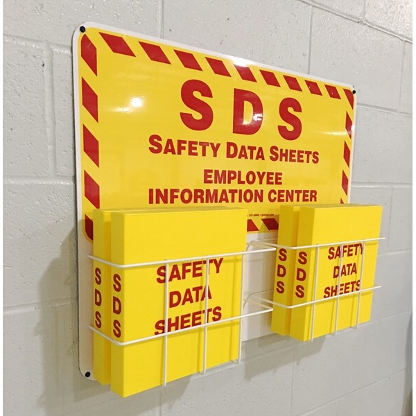 SDS Safety Data Sheet Binder, 1″ Capacity, Polypropylene Rings, Fully Enclosed