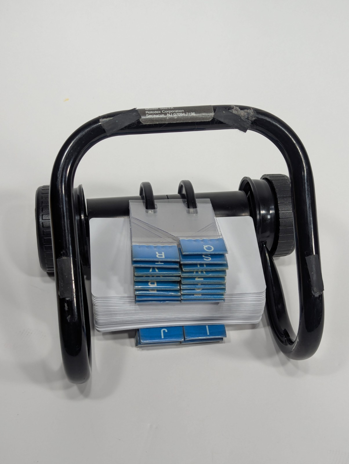 Vintage ROLODEX USA Metal 5024X Rotary Flip Card File Home Office Retro