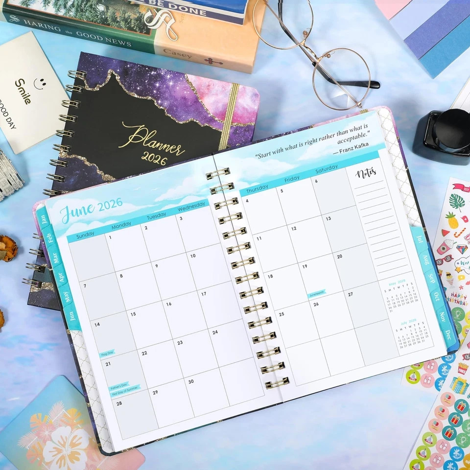 2026 Planner – Weekly Monthly Planner 2026, JAN 2026 – DEC 2026, 6.4 x 8.5, …