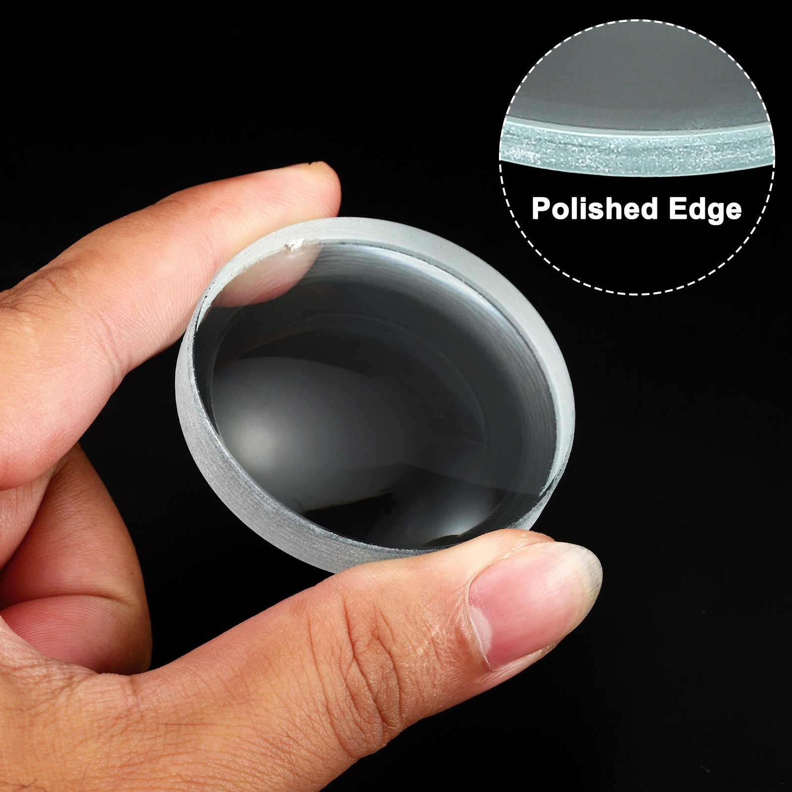 4″ (100mm) Focal Length Double Concave Lens, 3 Pack 50mm Diameter 8mm Height