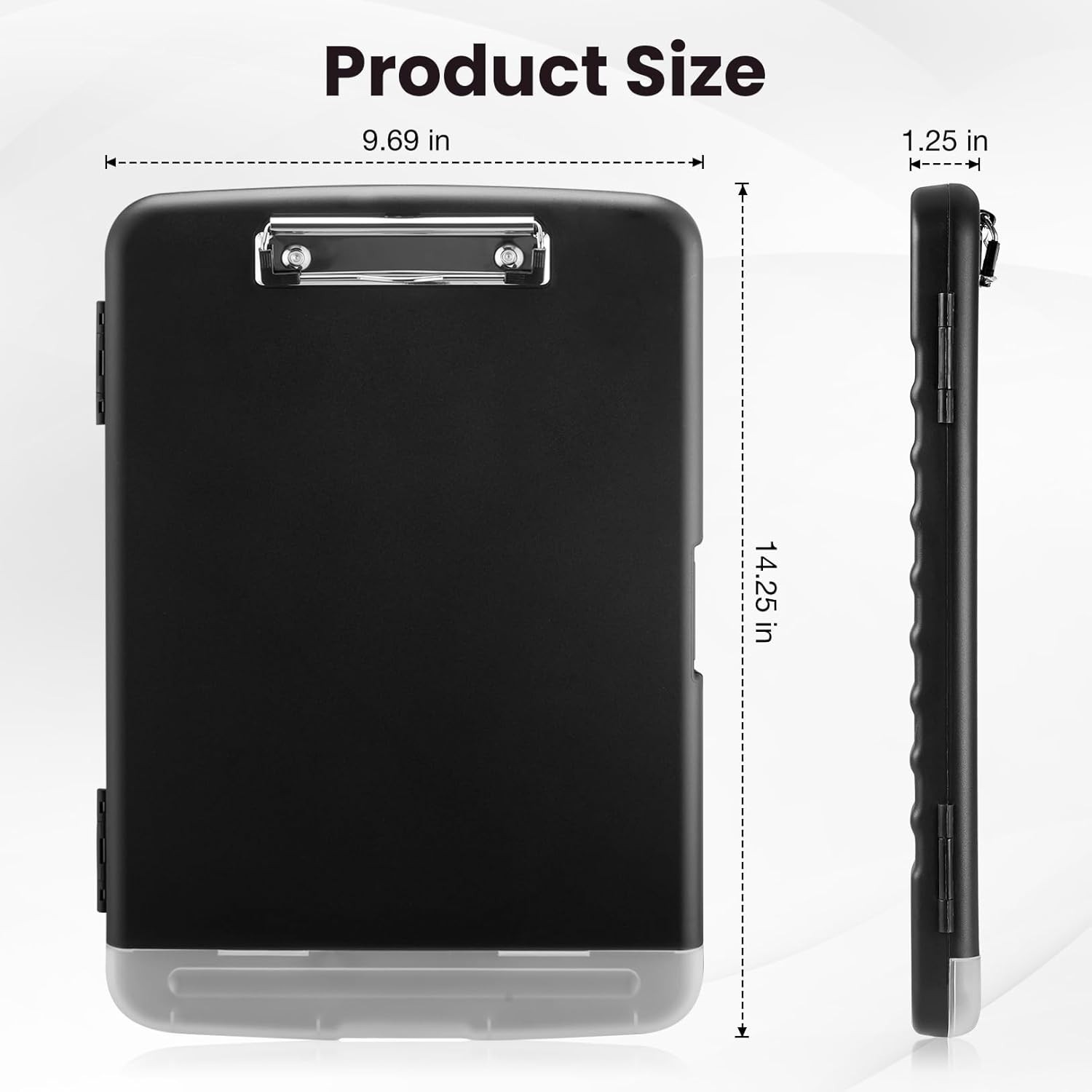 Clipboard with Storage Heavy Duty Clip Boards 8.5X11 with 2 Storage Case
