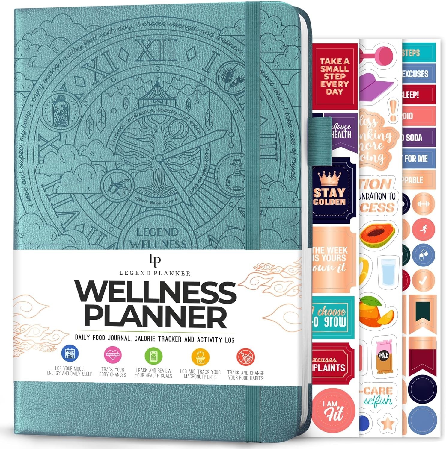Legend Wellness Planner & Food Journal – Daily Diet & Health Journal with Exe…