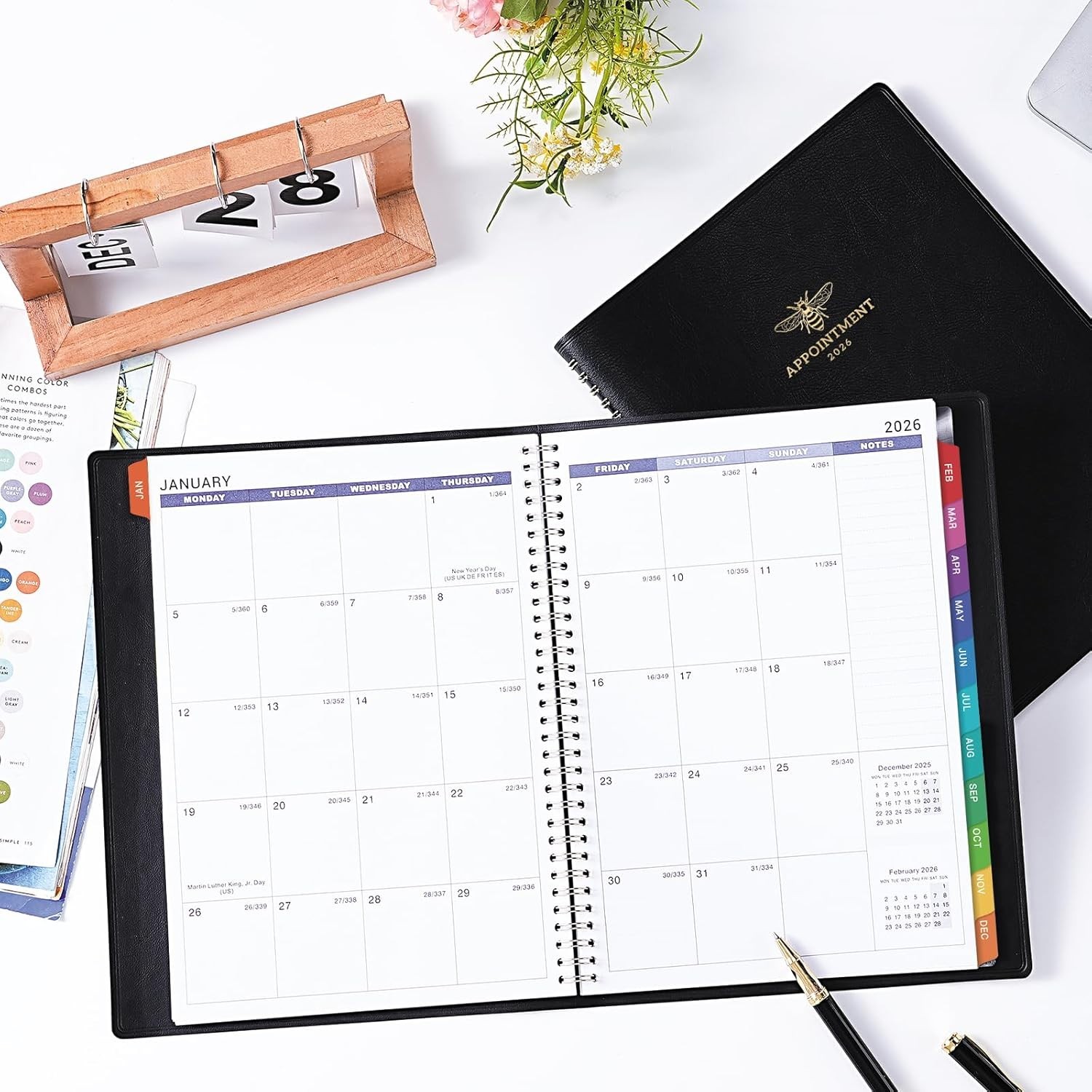 2024-2025 Appointment Book/Planner – Weekly Jul.2024 – Jun.2025, 8.26″x 10.7″, D