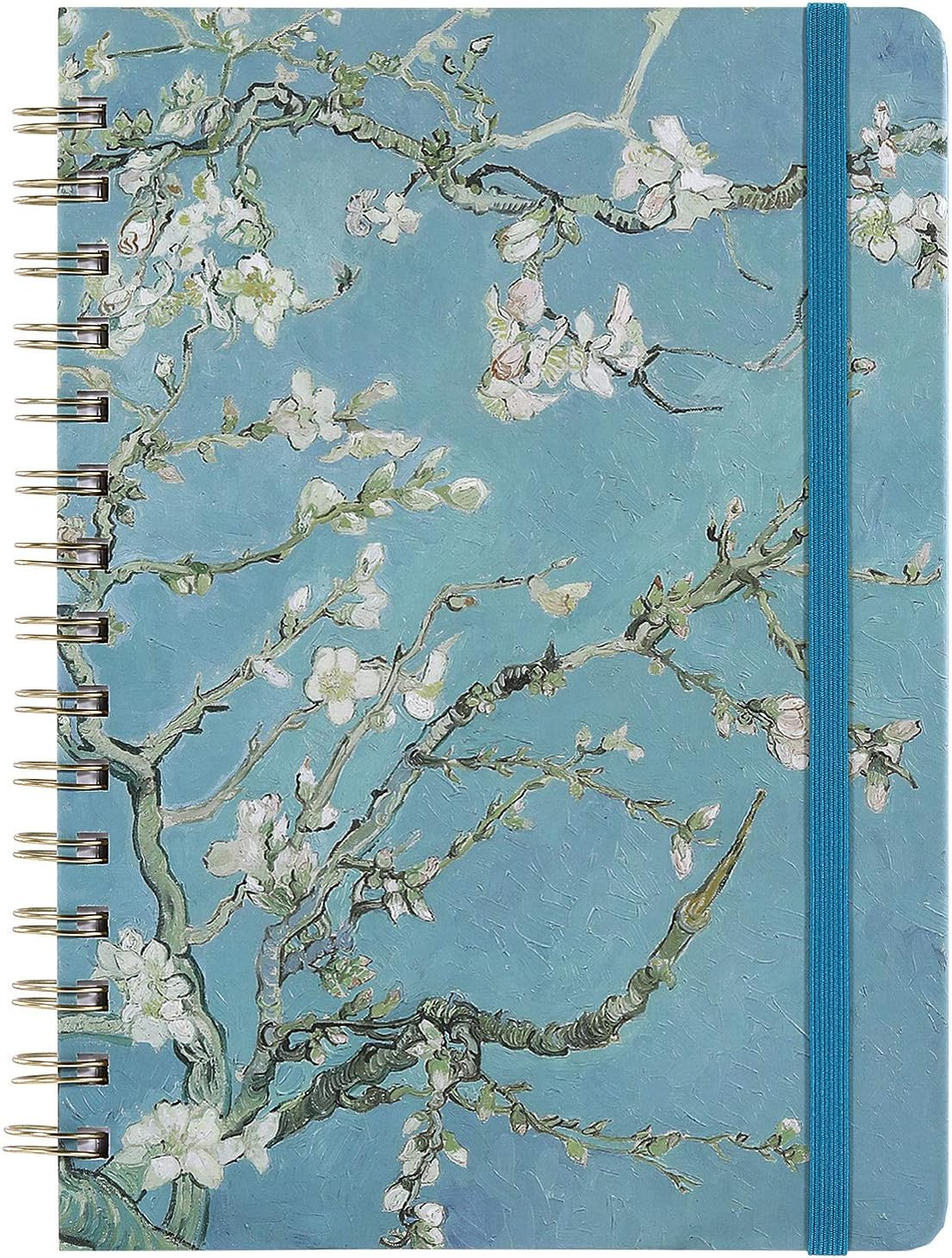 Hardcover Ruled Journal Notebook 6.3×8.35 Spiral College Ruled 134 Pages