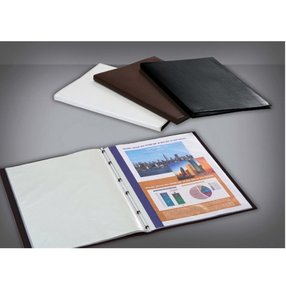 Kingjim 1931LF Clear File Leather Festival Black From Japan