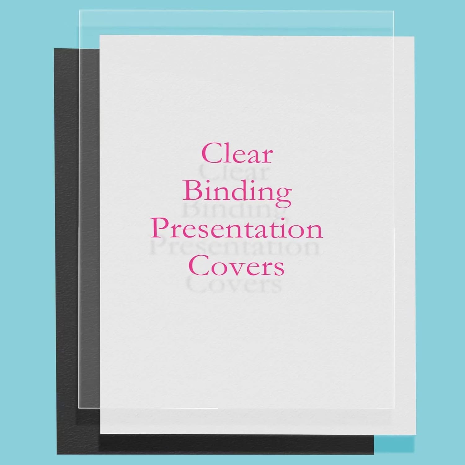 TOTiyea 200 Pack 6 Mil PVC Binding Presentation Covers, Clear 6 Mil,