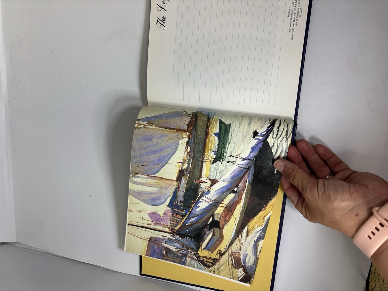 Nautical Journal Museum of Fine Arts Boston 1993 Hardback Book Log Illustrated