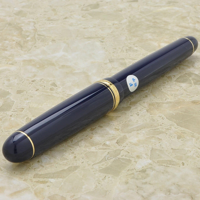 Pilot Custom 74 Fountain Pen Medium Nib Dark Blue 14K Gold Japan