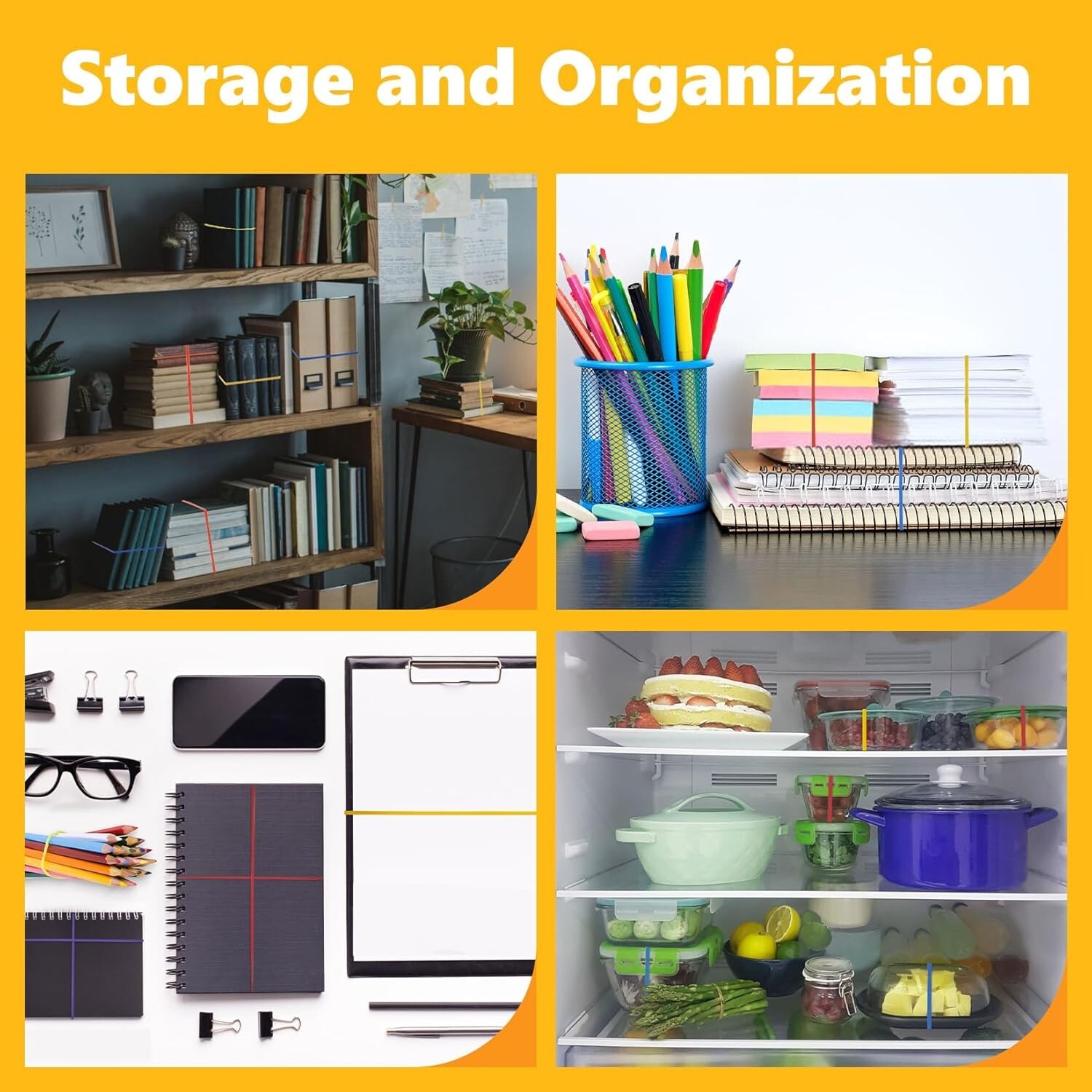 Rubber Bands – Assorted Elastic Band Heavy Duty Rubber Bands Office Products