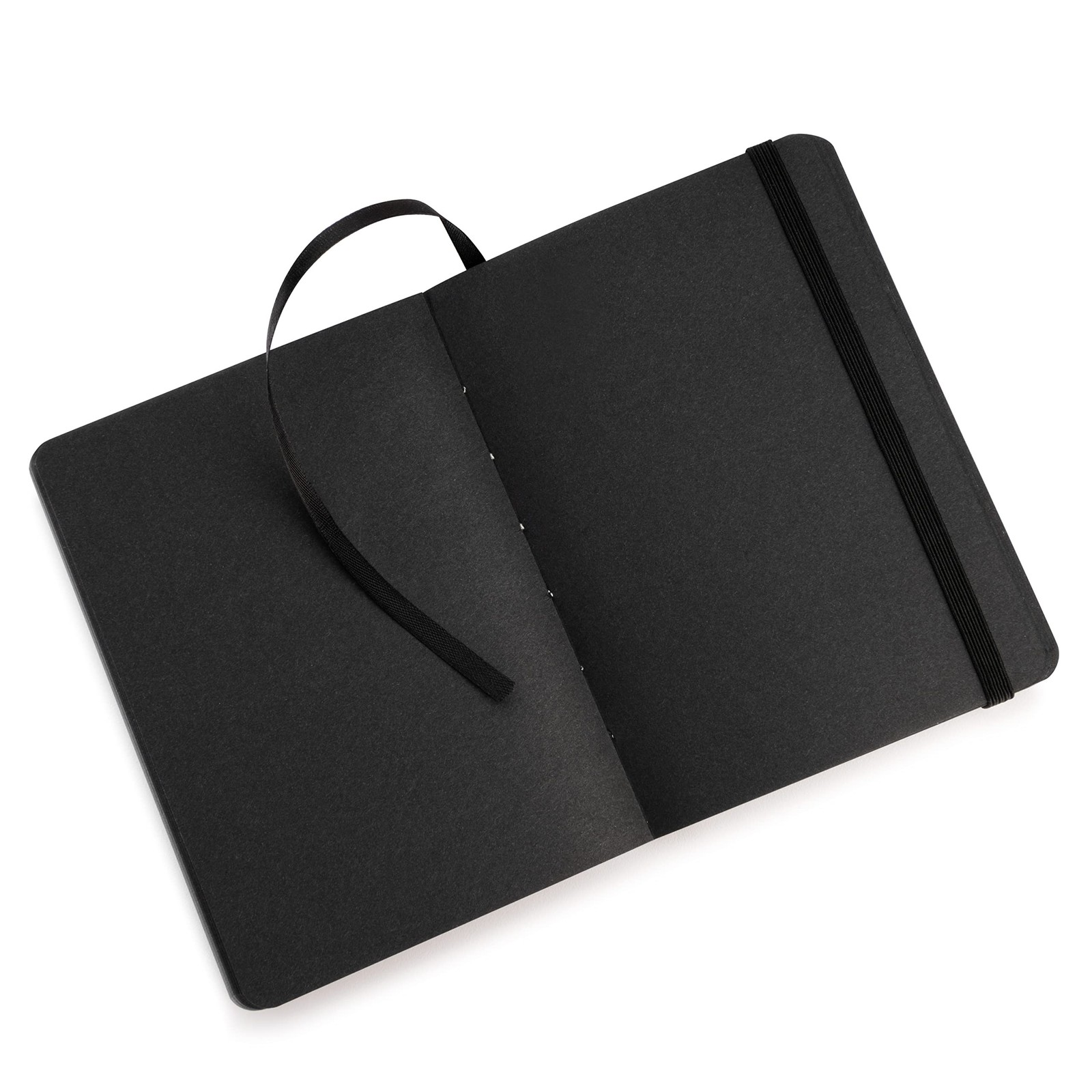 Pentalic – 4″ x 6″ Traveler Midnight Sketch Black Paper Journal, 160 Pages, B…