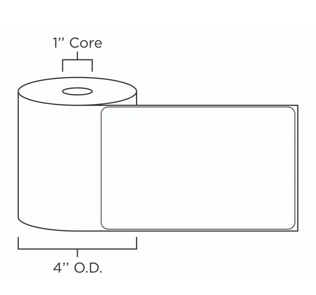 4 Rolls 4×6 Direct Thermal Shipping Labels – 250 Per Roll – 1000 Labels USPS UPS