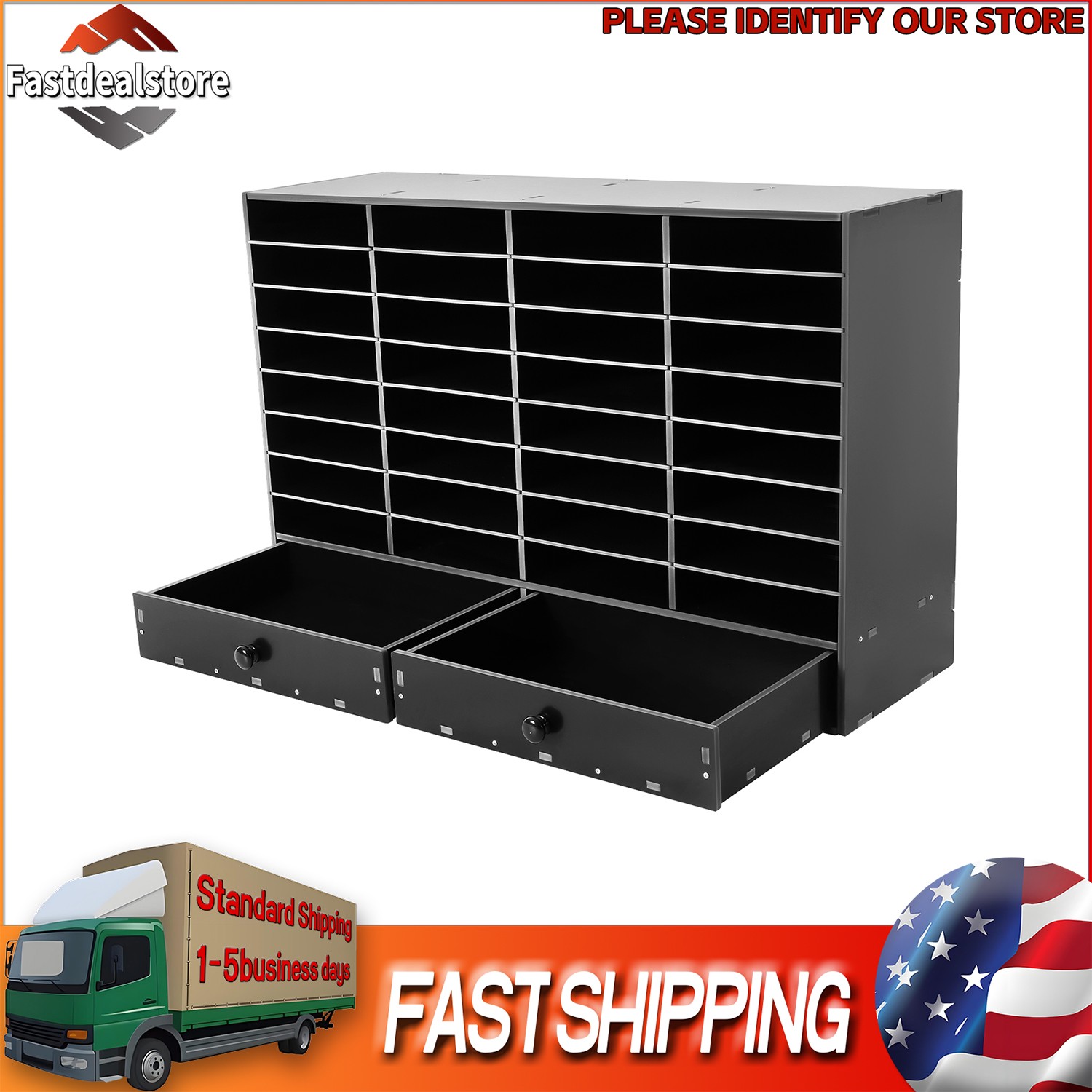 32 Slots Shelf Organizer Desk Accessories for Folders File Mail Sorter Rack PVC