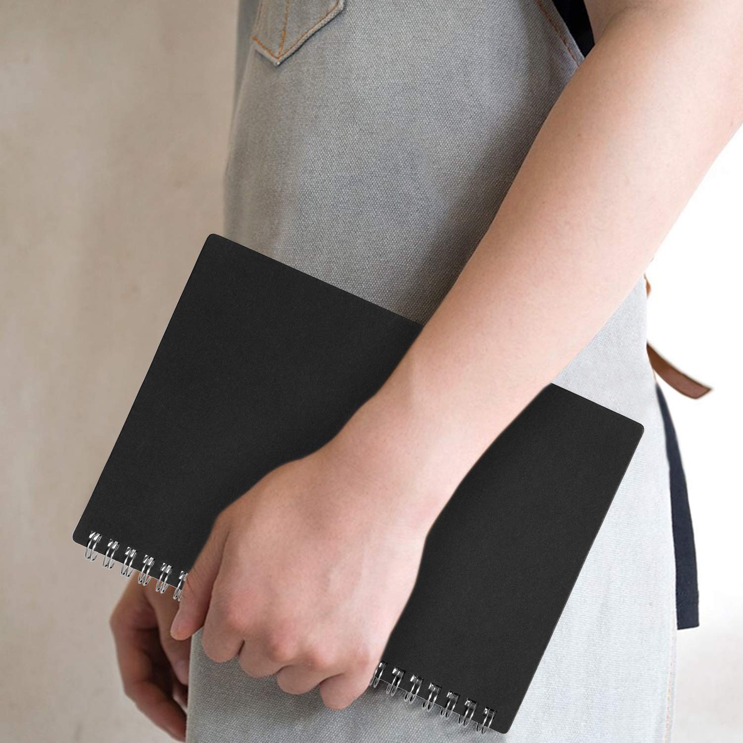 Sprial Notebook Kraft Soft Cover College Ruled Notebooks, Wirebound Memo Diar…