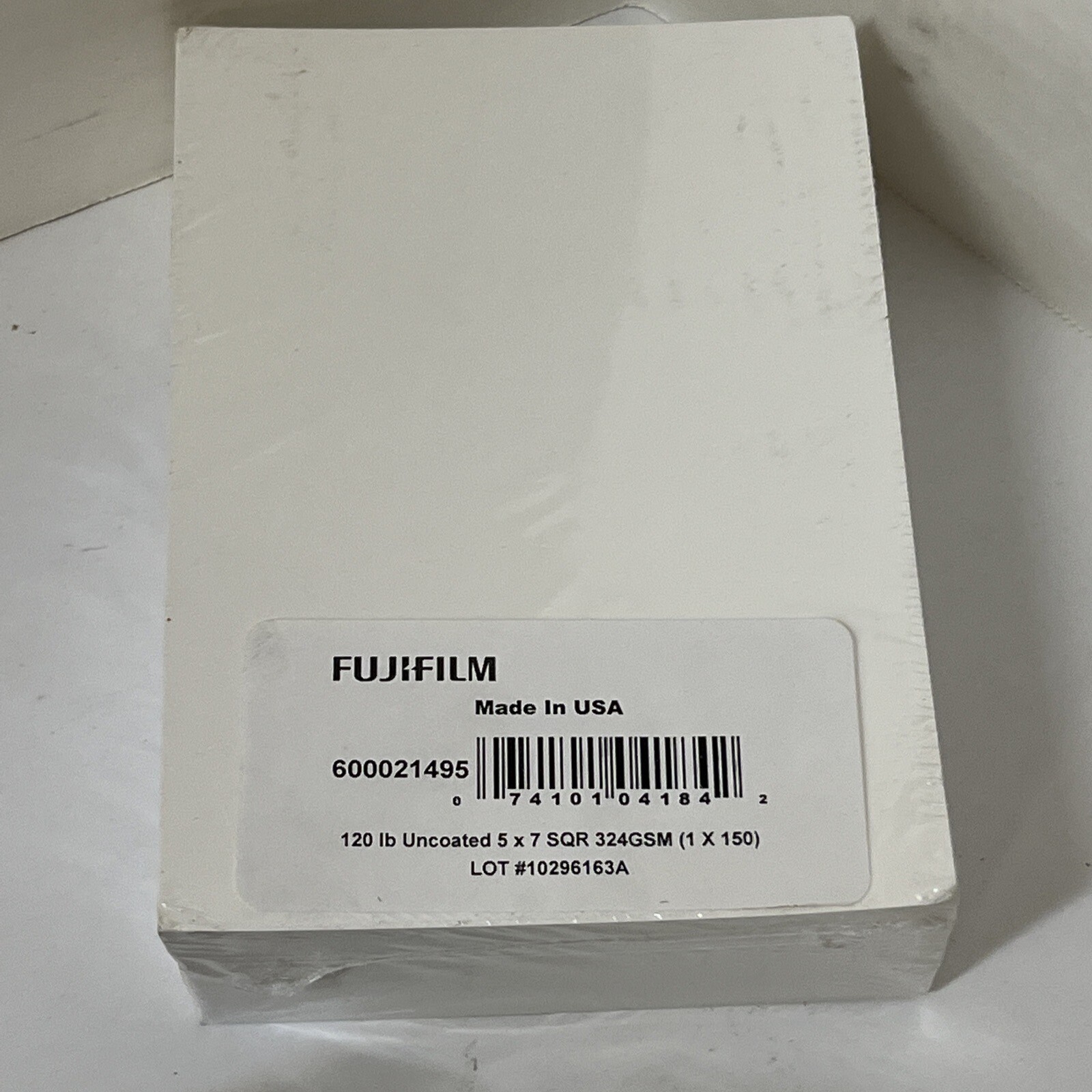 FUJIFILM Uncoated 5×7 SQR 324GSM 1×150 Scalloped Cards