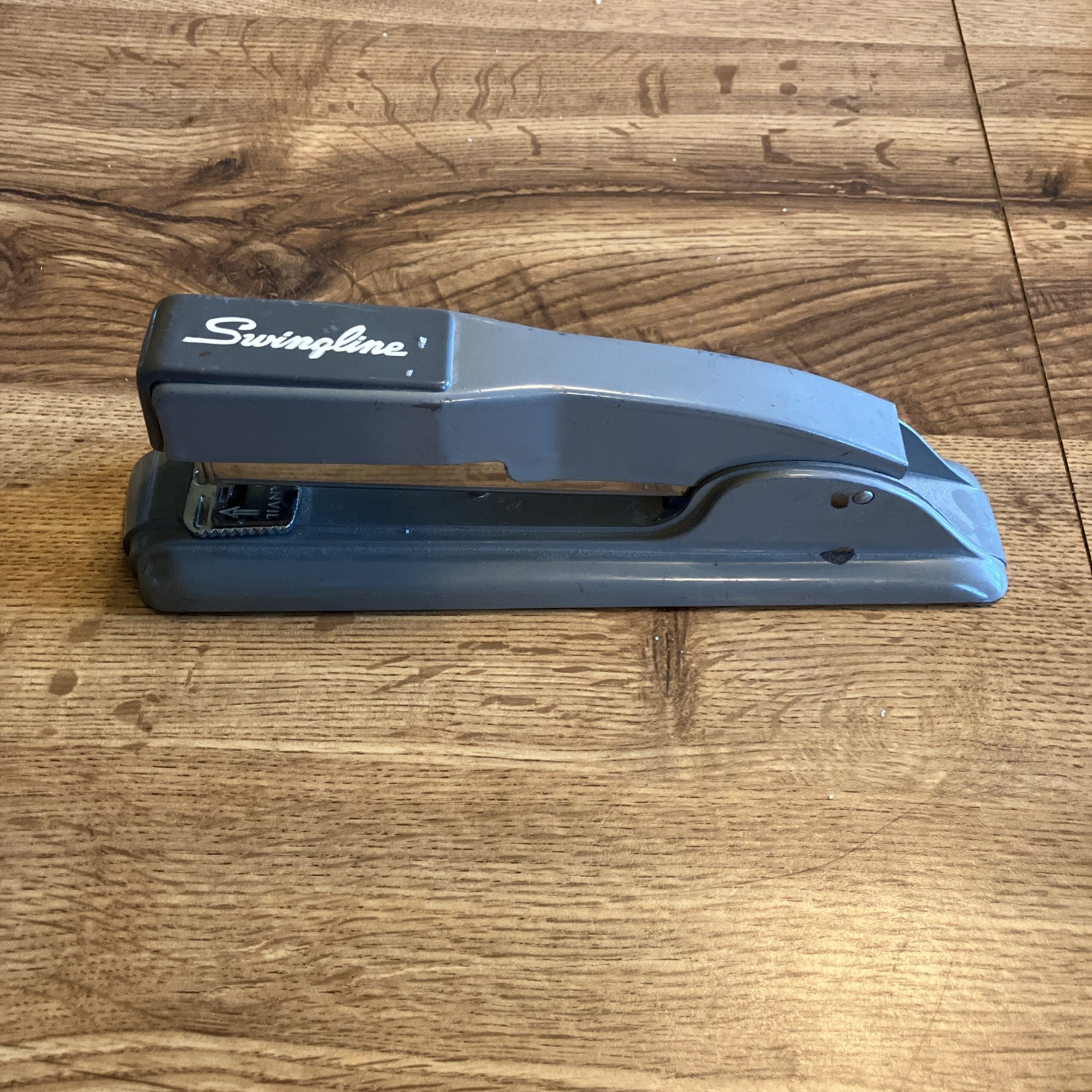 Vintage 1950s Retro Style Swingline Stapler #27 – 8 1/2″ Gray Works Great!