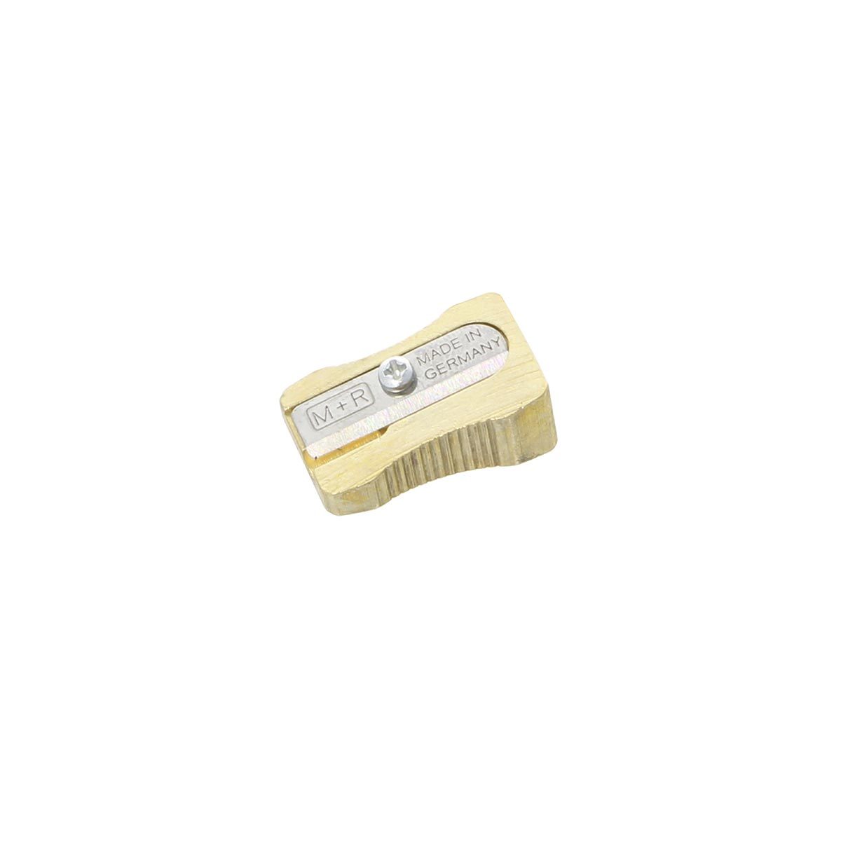 Mobius + Ruppert (M+R) Brass Pencil Sharpener Made in Germany 600- Single Wedge