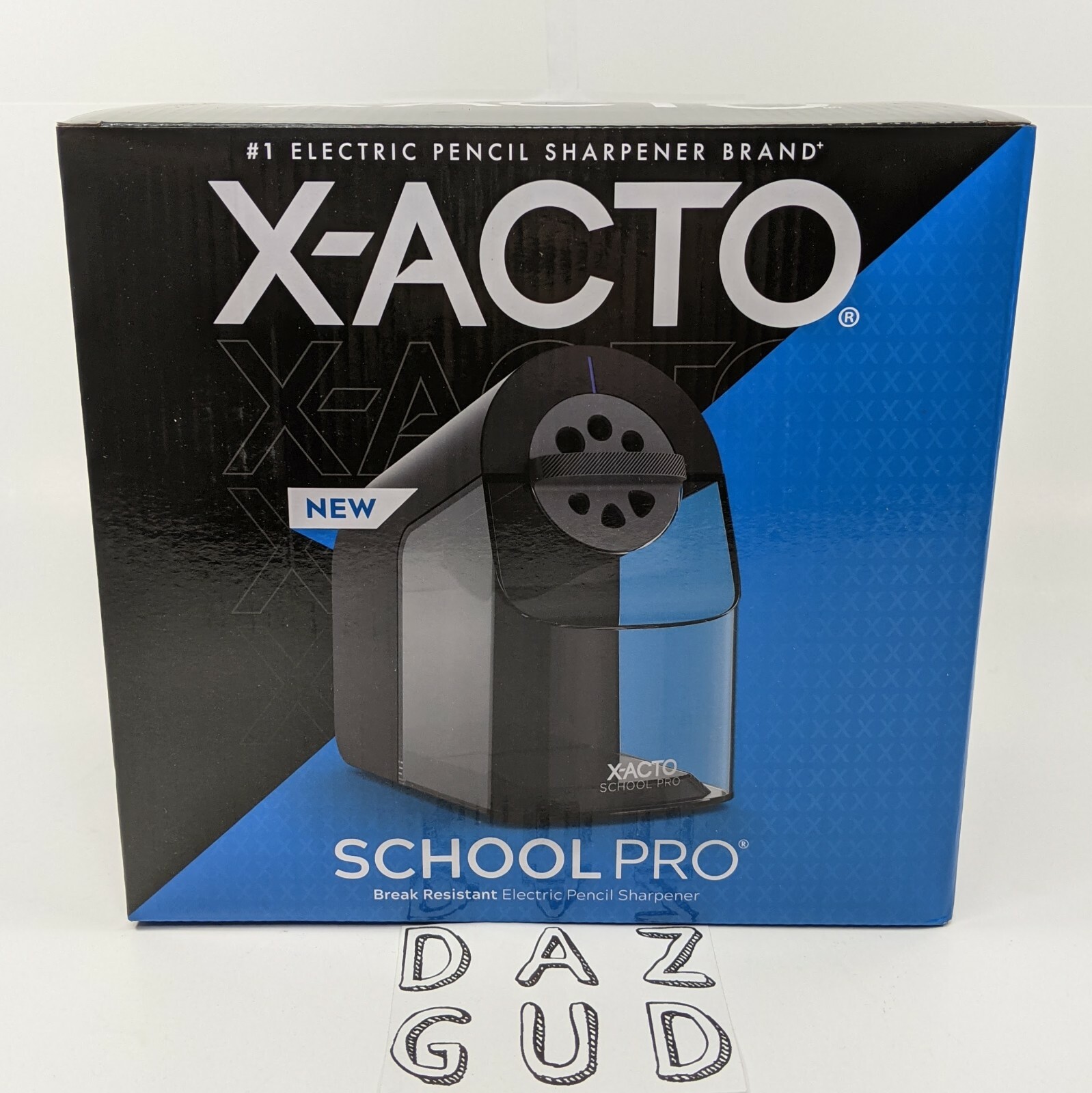 X-ACTO School Pro Electric Pencil Sharpener Quiet Motor 6 Pencil Sizes FREE SHIP
